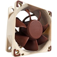 Noctua NF-A6x25 PWM Case per computer Ventilatore 6 cm Beige, Marrone, Ventola Ventilatore, 6 cm, 550 Giri/min, 3000 Giri/min, 19,3 dB, 29,2 m³/h