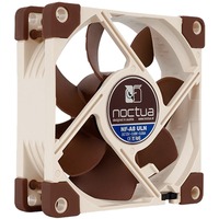 Noctua NF-A8 ULN sistema di raffreddamento per computer Case per computer Ventilatore 8 cm Beige, Marrone, Ventola Ventilatore, 8 cm, 1100 Giri/min, 1400 Giri/min, 10,4 dB, 34,8 m³/h