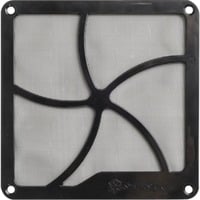 SilverStone FF122 Altro, Filtro antipolvere Altro, ABS sintetico, Nero, Argento, 120 mm, 120 mm, 120 mm