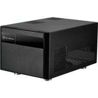 SilverStone SST-SG11B vane portacomputer Small Form Factor (SFF) Nero, Chassis Tower Nero, Small Form Factor (SFF), PC, ABS sintetico, Acrilico, Acciaio, Micro-ATX, Mini-DTX, Mini-ITX, Nero, 1x 120 mm