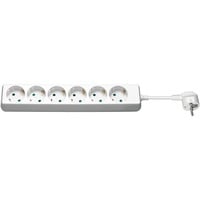 goobay AC power Extension prolunghe e multiple 3 m, Ciabatta bianco, 3 m, Bianco