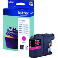Brother LC123M cartuccia d'inchiostro 1 pz Originale Magenta Magenta, Inchiostro a base di pigmento, 1 pz, 600 pagine, Confezione singola, Vendita al dettaglio