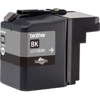 Brother LC12EBK cartuccia d'inchiostro 1 pz Originale Nero Nero, Inchiostro a base di pigmento, 1 pz, 2400 pagine, Confezione singola