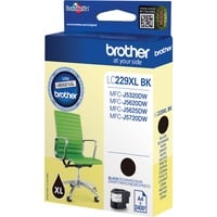 Brother LC229XLBK cartuccia d'inchiostro 1 pz Originale Nero Nero, Inchiostro a base di pigmento, 1 pz, 2400 pagine, Confezione singola