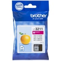 Brother LC3211M cartuccia d'inchiostro 1 pz Originale Resa standard Magenta Resa standard, Magenta, Inchiostro a base di pigmento, 1 pz, 200 pagine, Confezione singola