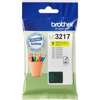 Brother LC3217Y cartuccia d'inchiostro 1 pz Originale Giallo Giallo, Inchiostro a base di pigmento, 1 pz, 550 pagine, Confezione singola