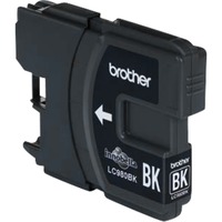 Brother LC980BK cartuccia d'inchiostro 1 pz Originale Nero Nero, Inchiostro a base di pigmento, 1 pz, 300 pagine, Confezione singola, Vendita al dettaglio
