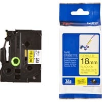 Brother TZE-FX641 nastro per etichettatrice Nero su giallo TZ, Nastro di scrittura Nero su giallo, TZ, Nero, Cina, 5 anno/i, 1,8 cm