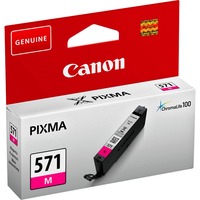 Canon Cartuccia d'inchiostro magenta CLI-571M Resa standard, Magenta, Inchiostro a base di pigmento, 7 ml, 1 pz, 306 pagine