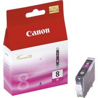 Canon Cartuccia d'inchiostro magenta CLI-8M Magenta, Inchiostro a base di pigmento, 1 pz, 565 pagine, Vendita al dettaglio