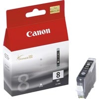 Canon Cartuccia d'inchiostro nero CLI-8BK Nero, Inchiostro a base di pigmento, 1 pz, 1145 pagine, Vendita al dettaglio