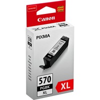 Canon Cartuccia d'inchiostro nero a pigmenti a resa elevata PGI-570PGBK XL Nero, Resa elevata (XL), Nero, Inchiostro a base di pigmento, 22 ml, 1 pz, 500 pagine