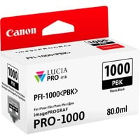 Canon Cartuccia d'inchiostro nero fotografico PFI-1000PBK Nero per foto, Inchiostro colorato, 80 ml, 2205 pagine
