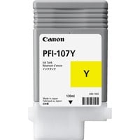 Canon PFI-107Y cartuccia d'inchiostro 1 pz Originale Giallo Giallo, Inchiostro a base di pigmento, 1 pz