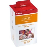 Canon RP-108 + Carta 100x148mm Originale, Inchiostro 108 fogli, Inchiostro a sublimazione del colore, Value pack