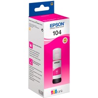 Epson 104 EcoTank flacone inchiostro magenta Magenta, Epson, EcoTank ET-4700 EcoTank ET-2726 EcoTank ET-2720 EcoTank ET-2715 EcoTank ET-2714 EcoTank ET-2712..., 65 ml, Ad inchiostro, Multicolore