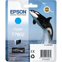 Epson Ciano T7602, Inchiostro Ciano, 25,9 ml, 1 pz