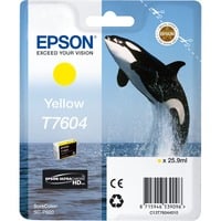Epson Giallo T7604, Inchiostro Giallo, Inchiostro a base di pigmento, 1 pz