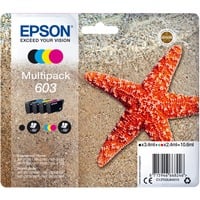 Epson Multipack 4-colours 603 Ink, Inchiostro Resa standard, Nero, Ciano, Magenta, Giallo, 3,4 ml, 2,4 ml, 1 pz, 150 pagine