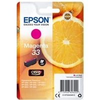 Epson Oranges Cartuccia Magenta T33 Claria Premium, Inchiostro Resa standard, Magenta, Inchiostro a base di pigmento, 4,5 ml, 1 pz, 300 pagine