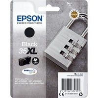 Epson Padlock Inchiostro nero singolo DURABrite Ultra Lucchetto 35XL Resa elevata (XL), Nero, Inchiostro a base di pigmento, 41,2 ml, 1 pz, 2600 pagine