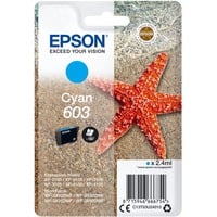 Epson Singlepack Cyan 603 Ink, Inchiostro Resa standard, Ciano, 2,4 ml, 1 pz