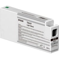 Epson Singlepack Light Black T824700 UltraChrome HDX/HD 350ml, Inchiostro Nero light, Inchiostro a base di pigmento, 350 ml, 1 pz