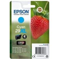 Epson Strawberry Cartuccia Fragole Ciano Inchiostri Claria Home 29XL, Inchiostro Resa elevata (XL), Ciano, 6,4 ml, 1 pz, 450 pagine