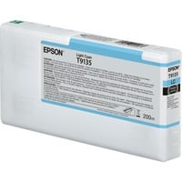 Epson T9135 Light Cyan Ink Cartridge (200ml), Inchiostro Resa standard, Ciano chiaro, Inchiostro a base di pigmento, 200 ml, 1 pz