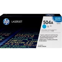 HP Cartuccia Toner originale ciano LaserJet 504A turchese, 7000 pagine, Ciano, 1 pz