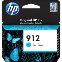 HP Cartuccia di inchiostro ciano originale 912 Resa standard, Ciano, Inchiostro a base di pigmento, 2,9 ml, 1 pz, Confezione singola