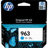 HP Cartuccia di inchiostro ciano originale 963 Resa standard, Ciano, Inchiostro a base di pigmento, 10,74 ml, 1 pz, Confezione singola