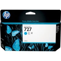 HP Cartuccia inchiostro ciano DesignJet 727 da 130 ml Stampante HP DesignJet serie T920, stampante HP DesignJet serie T1500, stampante HP DesignJet..., Getto termico d'inchiostro, Ciano, B3P19A, Singapore, 202 mm