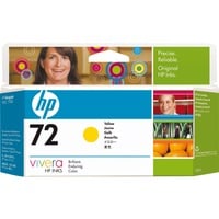 HP Cartuccia inchiostro giallo 72, 130 ml 130 ml, Stampante serie HP DesignJet T610, Stampante serie T620, Stampante serie T770, Stampante serie..., Getto termico d'inchiostro, Giallo, C9373A, Singapore, 202 mm