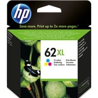 HP Cartuccia originale inchiostro tricromia ad alta capacità 62XL Alto, Ciano, Magenta, Giallo, Inchiostro colorato, 11,5 ml, 1 pz, 415 pagine