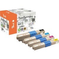 Peach 110879 cartuccia toner 4 pz Nero, Ciano, Magenta, Giallo Nero, Ciano, Magenta, Giallo, 4 pz