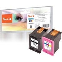 Peach 316258 cartuccia d'inchiostro 2 pz Nero, Ciano, Magenta, Giallo Nero, Ciano, Magenta, Giallo, Inchiostro a base di pigmento, 2 pz, Confezione multipla