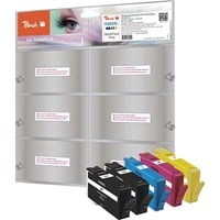 Peach 319219 cartuccia d'inchiostro 5 pz Nero, Ciano, Magenta, Giallo Nero, Ciano, Magenta, Giallo, Inchiostro a base di pigmento, Inchiostro colorato, 38 ml, 12 ml, 5 pz