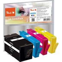 Peach PI300-296 cartuccia d'inchiostro 4 pz Resa elevata (XL) Nero, Ciano, Magenta, Giallo Resa elevata (XL), Nero, Ciano, Magenta, Giallo, 49 ml, 12 ml, 4 pz, 1410 pagine