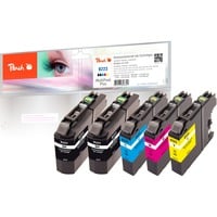 Peach PI500-135 cartuccia d'inchiostro Nero, Ciano, Magenta, Giallo Nero, Ciano, Magenta, Giallo, 15 ml, 7,6 ml, 725 pagine, Confezione multipla