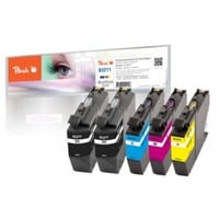 Peach PI500-274 cartuccia d'inchiostro 5 pz Compatibile Nero, Ciano, Magenta, Giallo Nero, Ciano, Magenta, Giallo, 9,6 ml, 8,7 ml, 5 pz, 440 pagine, Confezione multipla
